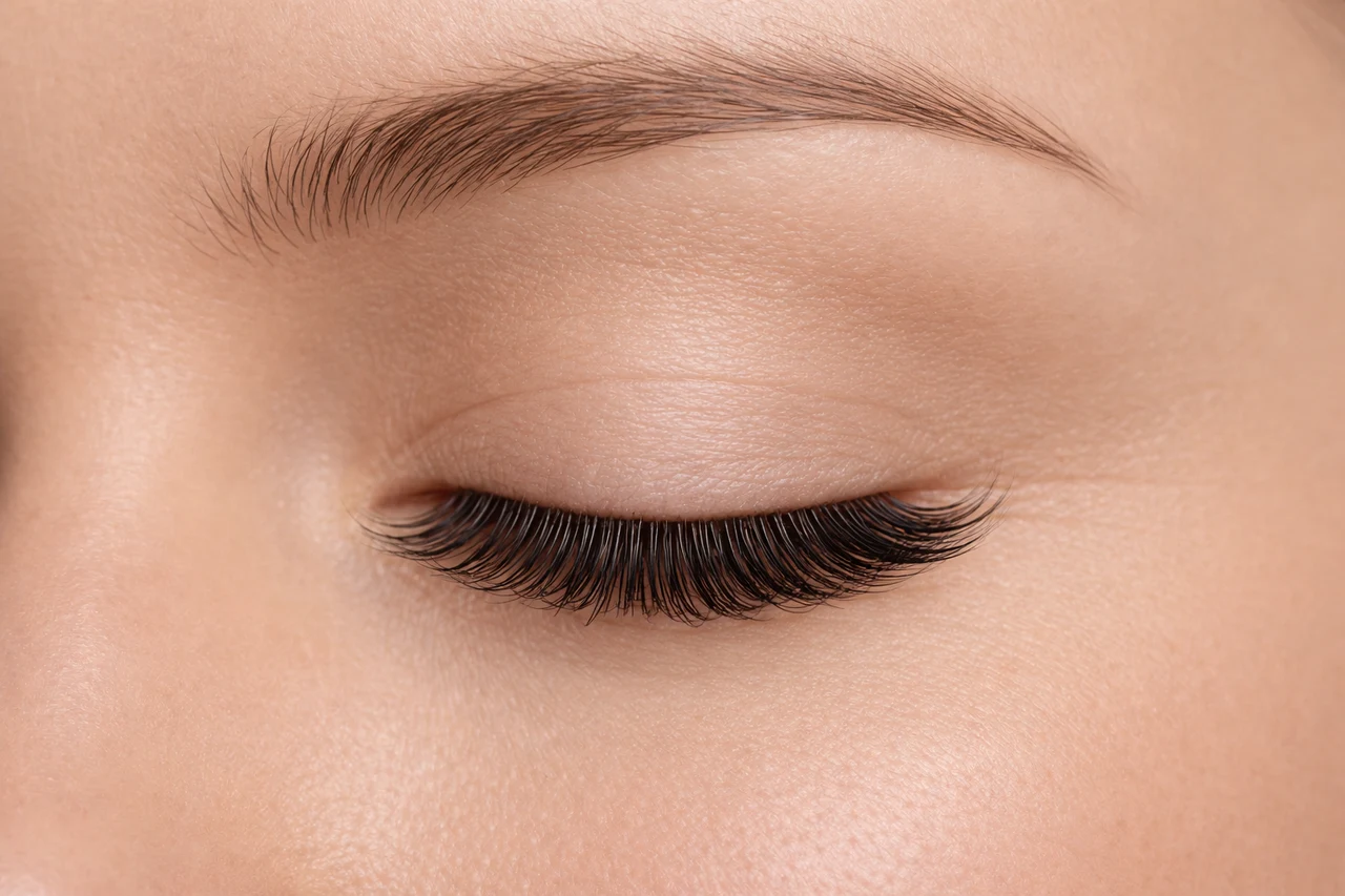 Mega volume ipek kirpik görünümü